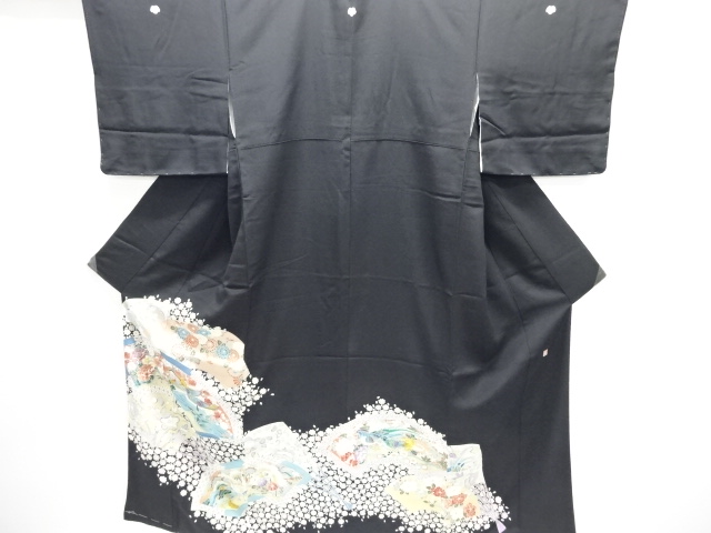 JAPANESE KIMONO / TOMESODE / FLOWER & BIRD / ARTIST WORK